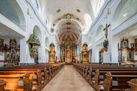 Gemeinde Altötting Landkreis Altötting Päpstliche Basilika St. Anna (Dirschl Johann) Deutschland AÖ